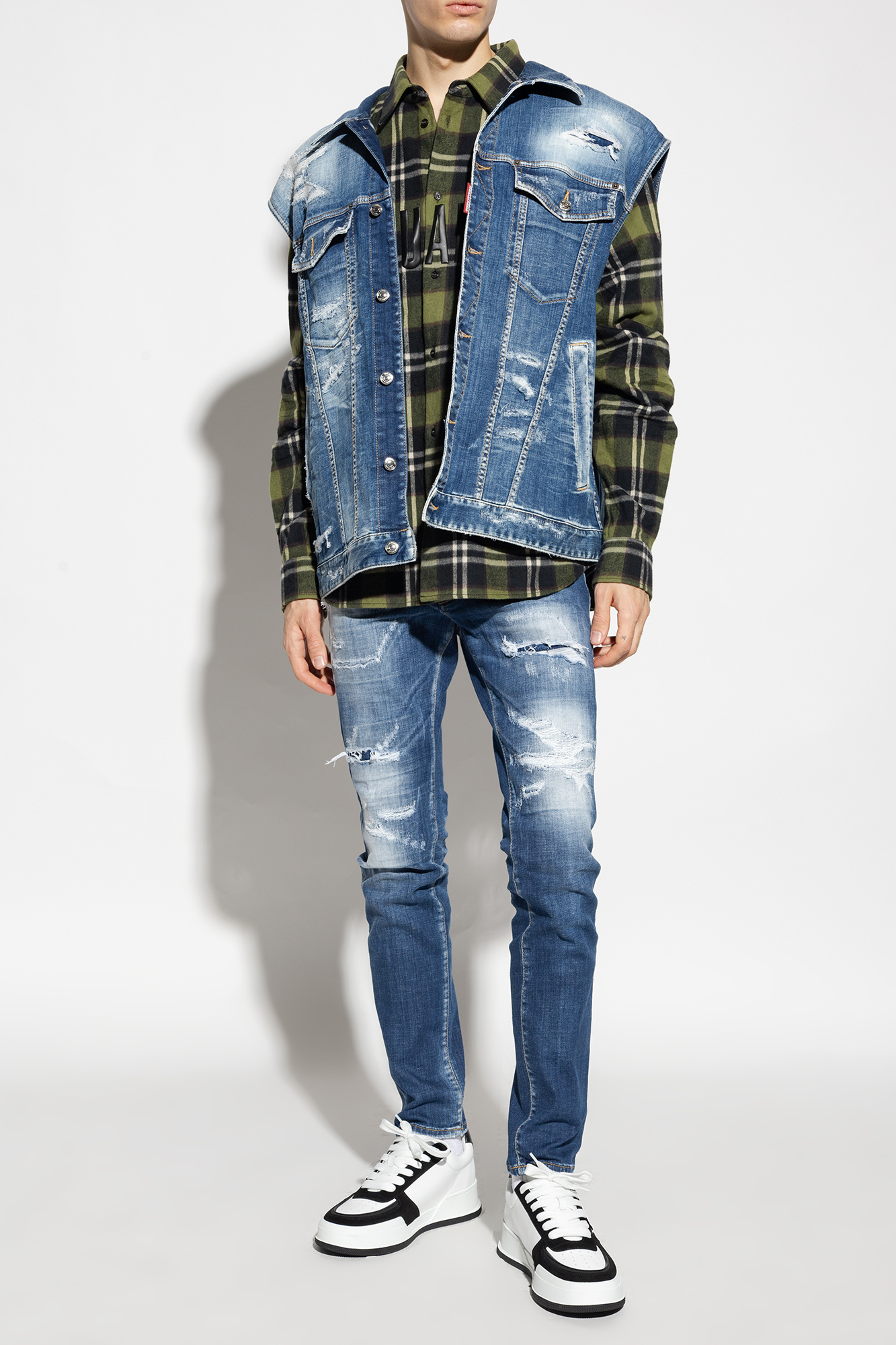 【23AW NEW】D SQUARED2_men / CANADIAN スニーカー / ２色 Canadian Sneakers